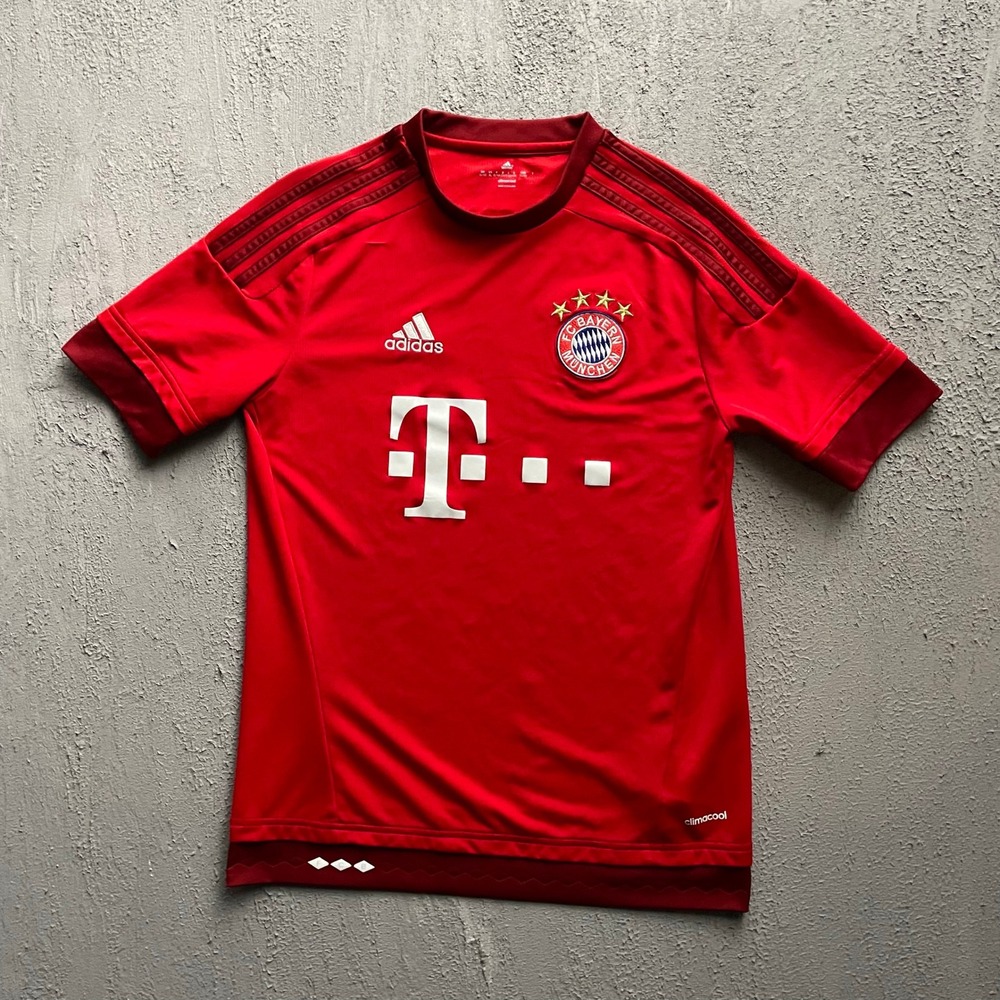 Adidas Bayern Munchen Soccer Jersey Youth XL Red